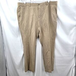 Tommy Bahama Pants Men's 44x30 Tan Linen Silk Blend Lightweight Pants Flat Front